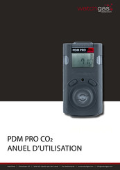 WatchGas PDM PRO CO2 Manuel D'utilisation