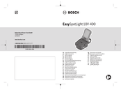 Bosch EasySpotLight 18V-400 Notice Originale