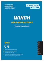 Globestock GSE070-40G Instructions D'utilisation