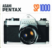 ASAHI PENTAX SP 1000 Mode D'emploi