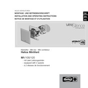 Helios MiniVent M1/100 Notice De Montage Et D'utilisation