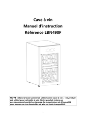 Le Chai LBN490F Manuel D'instructions