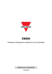 CARLO GAVAZZI EM580DINAV23XS2DEB Manuel De L'utilisateur