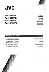 JVC AV-21BT8EPB Manuel D'instructions