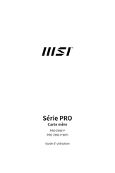 MSI PRO Z890-P WIFI Guide D'utilisation