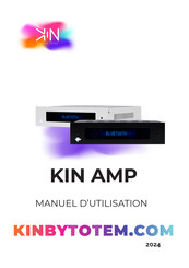 Totem KIN AMP Manuel D'utilisation