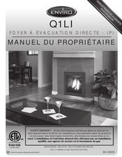 Enviro Q1LI Manuel Du Propriétaire