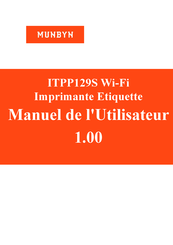 MUNBYN ITPP129S Wi-Fi Manuel De L'utilisateur