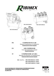 Ribimex PRCOMP2/50SILR Manuel D'instructions Et D'utilisation