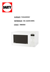 Panasonic NN-GD351WEPG Notice