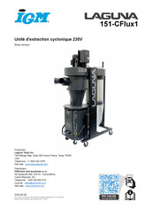 IGM LAGUNA 151-CFlux1 Mode D'emploi