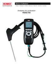 Kimo Instruments KIGAZ 50 Notice D'utilisation