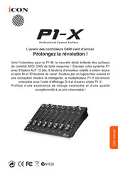 ICON P1-X Mode D'emploi