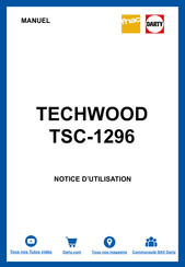 TECHWOOD TSC-1296 Manuel D'utilisation