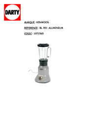 Kenwood BL900 Mode D'emploi