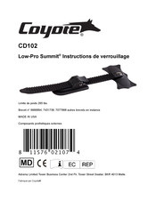 Coyote Low-Pro Summit CD102 Instructions