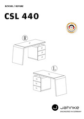 Jahnke CSL 440 82V182 Instructions De Montage