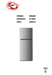 DAEWOO ELECTRONICS FN-296S Mode D'emploi