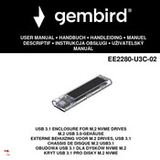 Gembird EE2280-U3C-02 Manuel