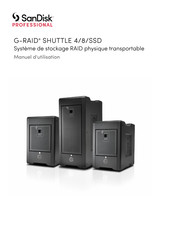 SanDisk PROFESSIONAL G-RAID SHUTTLE 4 Manuel D'utilisation