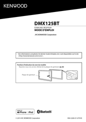 Kenwood DMX125BT Mode D'emploi