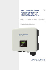 Peimar PSI-X3P15000-TPM Manuel D'installation