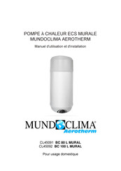 mundoclima CL45092 Manuel D'utilisation Et D'installation