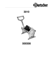 Bartscher 3010 Manuel D'utilisation