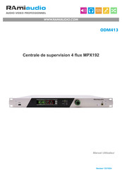 Ramiaudio ODM413 Manuel De L'utilisateur