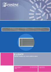 Euroclima E-LO/ATP Mode D'emploi