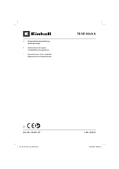 EINHELL 43.041.57 Instructions D'origine