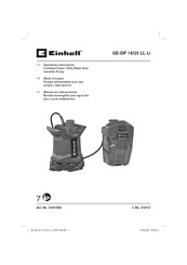 EINHELL 4181595 Mode D'emploi