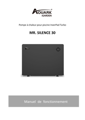 AQUARK iGARDEN MR. SILENCE 30 Manuel De Fonctionnement