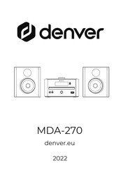 Denver MDA-270 Mode D'emploi