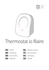 SOMFY Thermostat io radio Notice D'utilisation