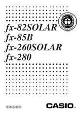 Casio fx-85B Manuel D'instructions