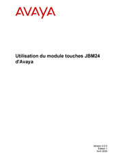 Avaya JBM24 Utilisation