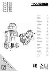 Kärcher ProHD 100 Mode D'emploi