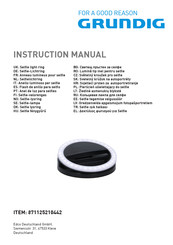 Grundig 871125210442 Manuel D'instructions