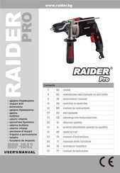 Raider PRO RDP-ID42 Mode D'emploi