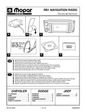 Mopar RB1 Manuel D'installation