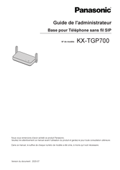 Panasonic KX-TGP700 Guide De L'administrateur