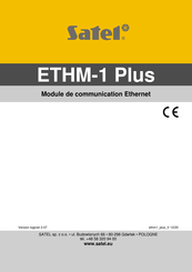 Satel ETHM-1 Plus Mode D'emploi