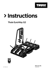 Thule EuroWay G2 Manuel D'instructions