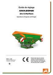 Amazone ZA-X Perfect Guide De Réglage