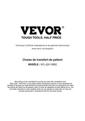 VEVOR XFL-QX-YW02 Mode D'emploi