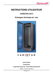 schroff VARISTAR LHX 3 Instruction Utilisateur