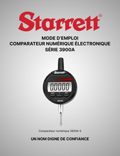 Starrett 3900A-5 Mode D'emploi