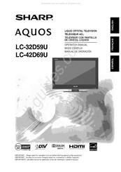 Sharp AQUOS LC-32D59U Mode D'emploi