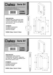 Saheco SV Serie Mode D'emploi